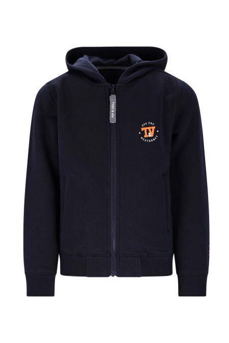 Tygo & Vito hoodie vest Colton navy (X508-6304-190)