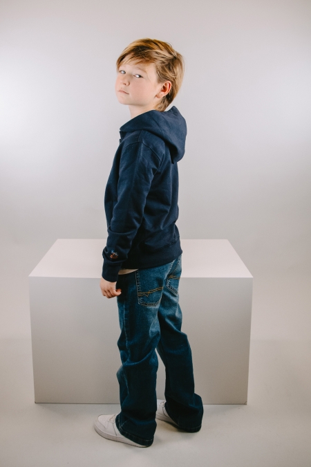 Tygo & Vito hoodie vest Colton navy (X508-6304-190)
