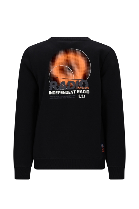 Tygo & Vito sweater Silver black (X508-6311-099)