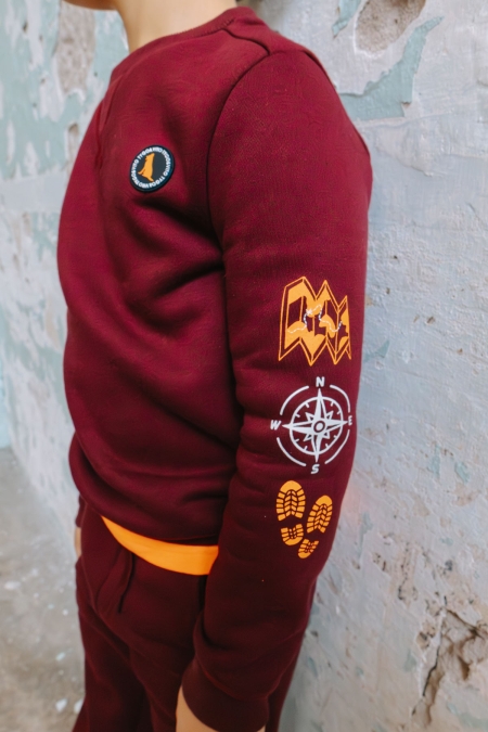 Tygo & Vito sweater Sven maroon (X508-6312-280)