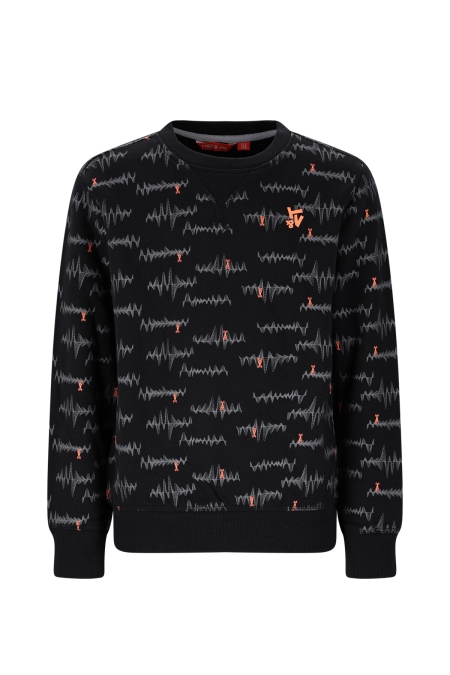 Tygo & Vito sweater Senna black print (X508-6316-099)