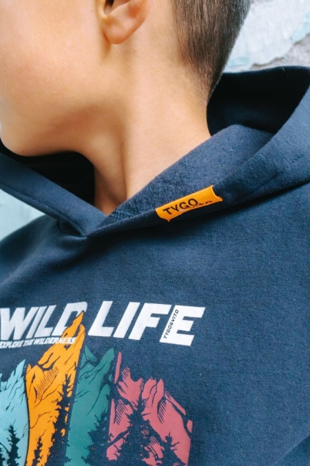 Tygo & Vito hoody Henk navy (X508-6330-190)