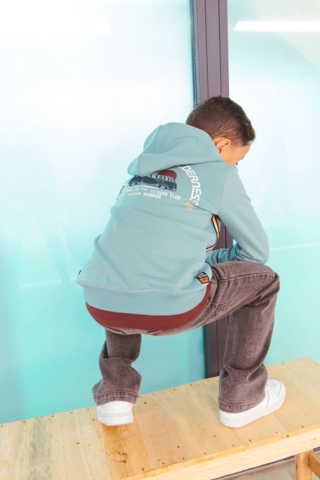 Tygo & Vito hoody Hank mineral blue (X508-6331A-308)