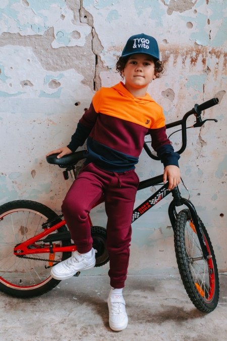 Tygo & Vito hoody Hessel maroon (X508-6334-280)