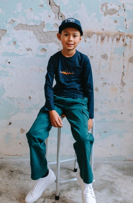 Tygo & Vito longsleeve Mees navy (X508-6410-190)
