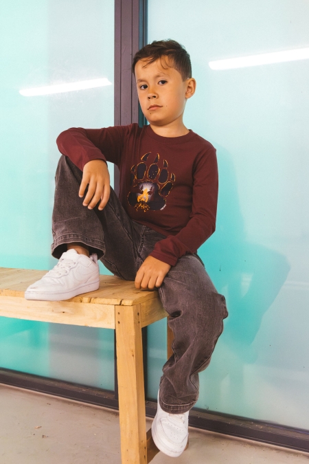Tygo & Vito longsleeve Max maroon (X508-6411-280)