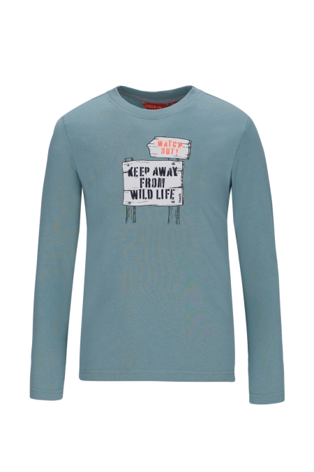 Tygo & Vito longsleeve Max mineral blue (X508-6411-308)