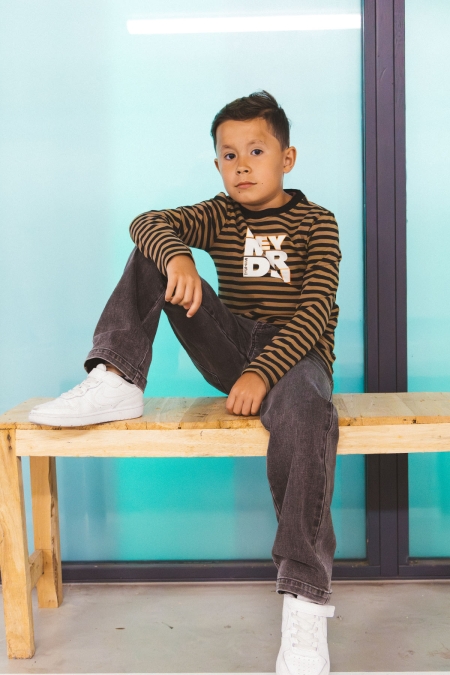 Tygo & Vito longsleeve Melle otter gestreept (X508-6416-408)