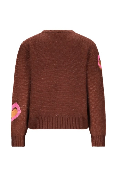 B.Nosy knitted sweater Khloe fudgsickle (Y508-5336-532)