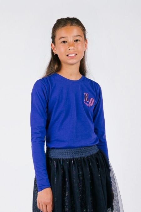 B.Nosy longsleeve Tiara clematis blue (Y508-5424-170)