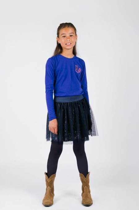 B.Nosy longsleeve Tiara clematis blue (Y508-5424-170)