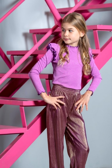 B.Nosy rib longsleeve Tonya violet (Y508-5427-622)