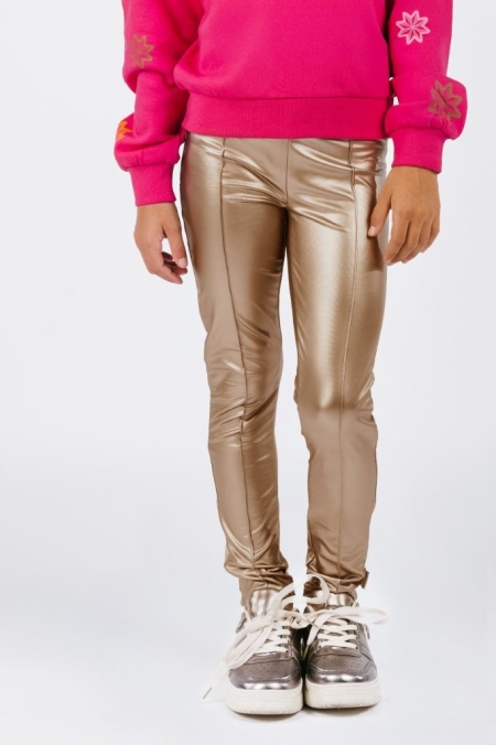 B.Nosy fake leather legging Luna light gold (Y508-5524-535)
