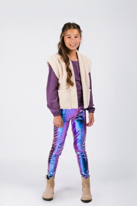 B.Nosy fake leather legging Luna crushed grape (Y508-5524-610)
