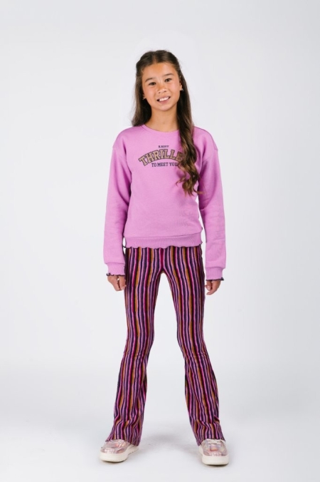 B.Nosy flared broek Pepper electic ao print (Y508-5620-983)