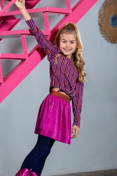 B.Nosy metallic rok Roza cabaret (Y508-5705-231)