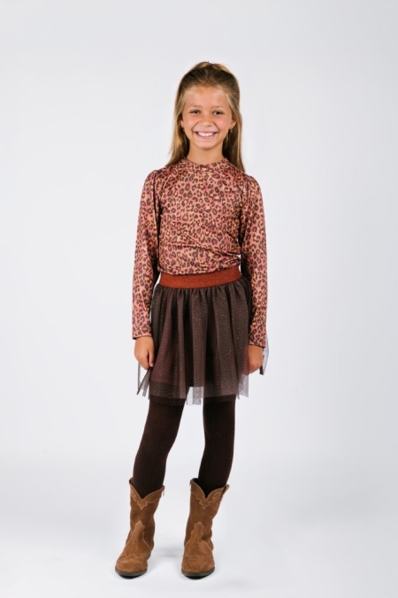 B.Nosy jurk Dina leopard texas (Y508-5804-961)