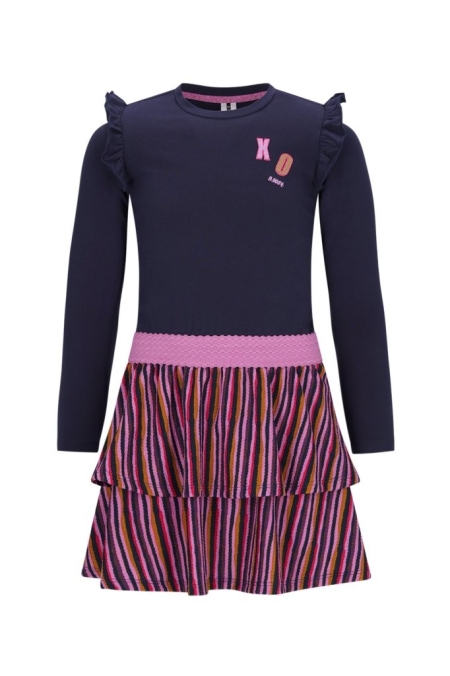 B.Nosy jurk Daphne navy (Y508-5821-190)