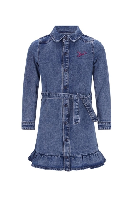 B.Nosy jurk Dilan mid blue denim (Y508-5839-107)