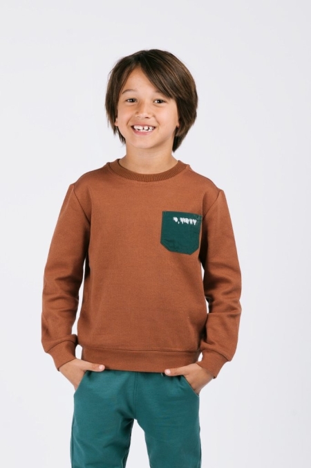 B.Nosy sweater Sven melange bisque (Y508-6329-579)