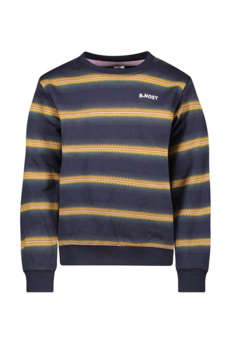 B.Nosy sweater Scott print dotted stripes (Y508-6340-903)