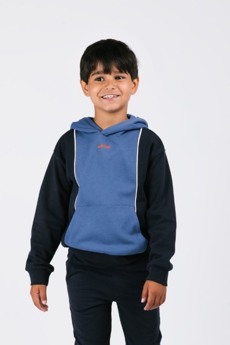 B.Nosy hoodie Sep navy colorblock (Y508-6353-190)