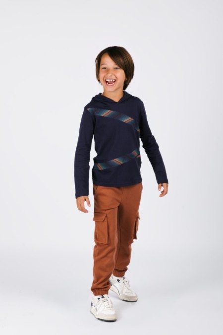 B.Nosy hooded longsleeve Ted navy (Y508-6422-190)
