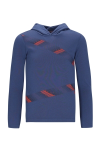 B.Nosy hooded longsleeve Ted true blue (Y508-6422-194)