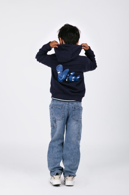 B.Nosy cargo denim broek Patty mid blue (Y508-6651-107)