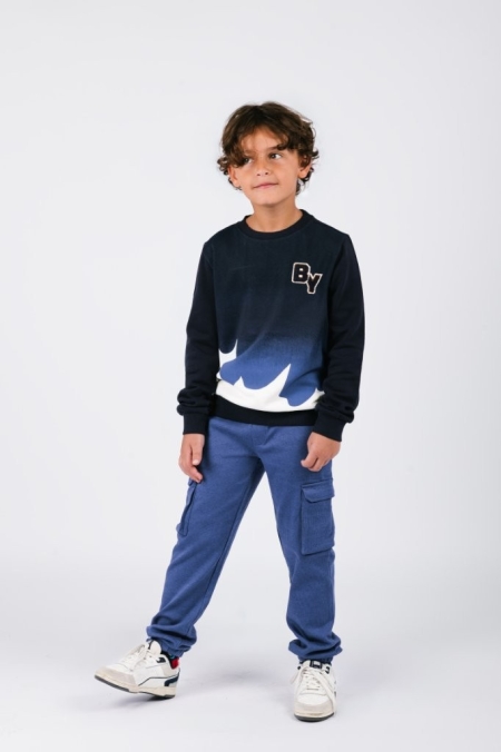 B.Nosy cargo sweatpants Peter true blue (Y508-6652-194)