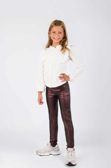 B.Nosy fake leather legging Luna fig (Y509-5524-222)