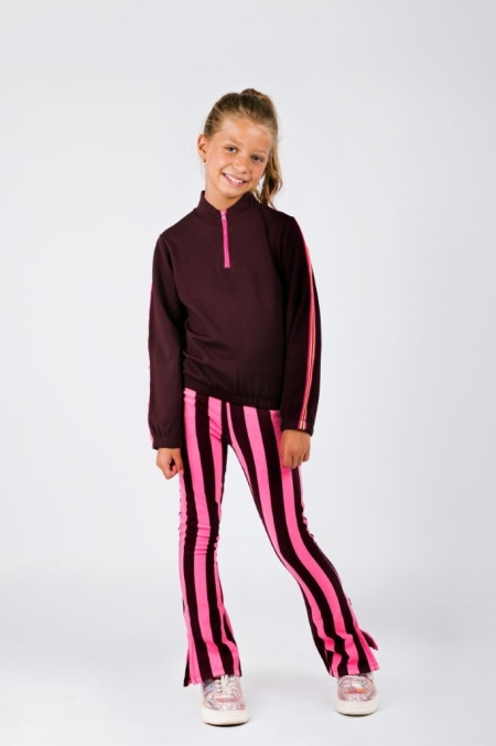 B.Nosy flared broek Pria thrilled stripe (Y509-5616-282)
