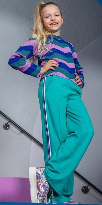 B.Nosy broek Poppy porcelain green (Y508-5621-313)