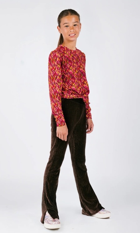 B.Nosy flared broek Puck fudgsickle (Y508-5627-532)