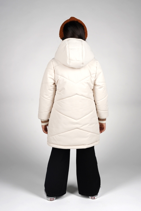 Moodstreet winterjas Jaira winter white (M507-5231-007)
