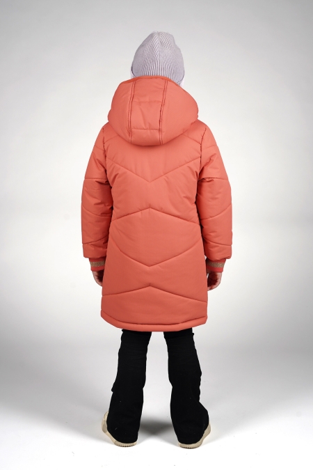 Moodstreet winterjas Jaira living coral (M507-5231-253)