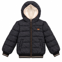 Nono reversible winterjas Bomby jet black (N207-5201-014)