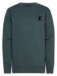 Petrol sweater round neck storm blue (B3060-SWR101-5202)