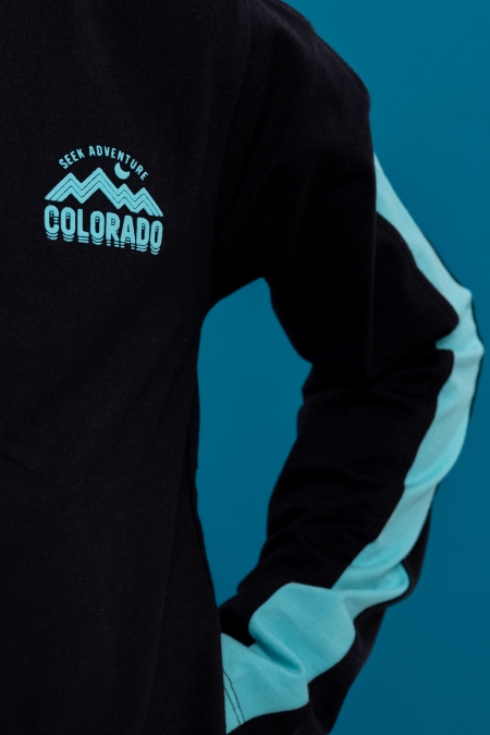 Louder! longsleeve Daan black