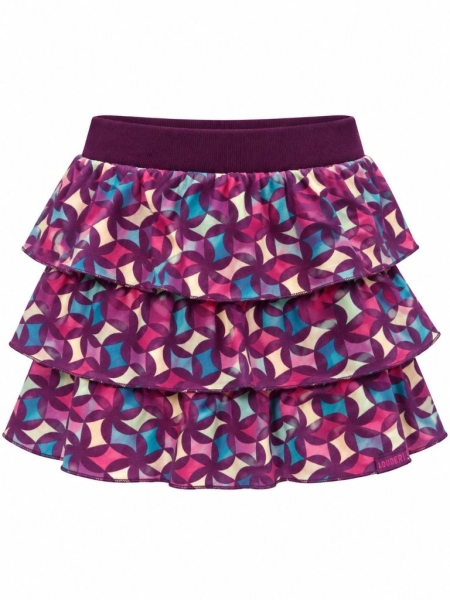 Louder! rok Jade potent purple print geometric