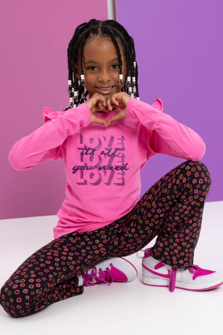 Louder! broek Jessie black panter print