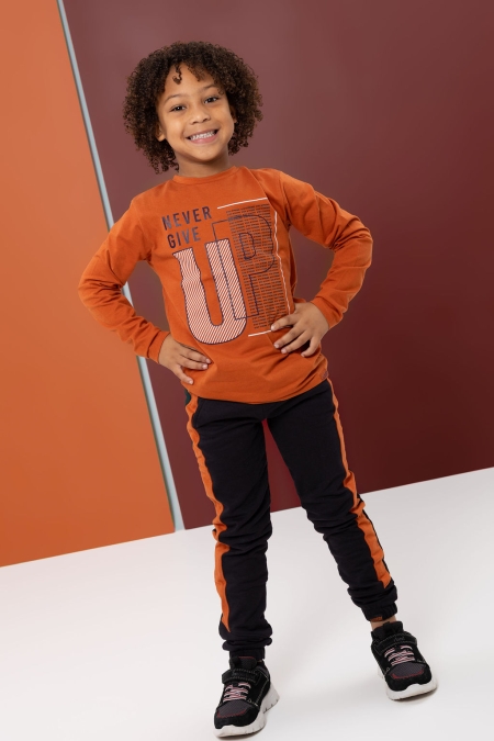 Louder! longsleeve Joris bombay brown