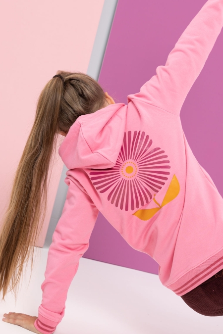 Louder! hoodie Martje morning glory