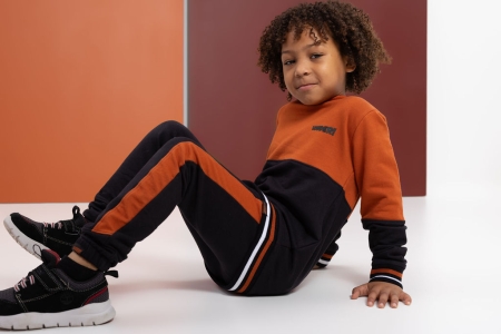 Louder! sweater Paul bombay brown black
