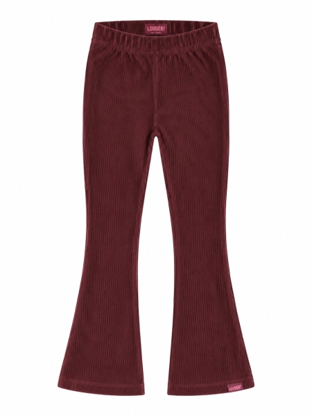 Louder! rib velvet broek Jessie sassafras (Let op: zeer smal model)