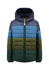 Moodstreet colourblock winterjas navy (M207-6221-170)