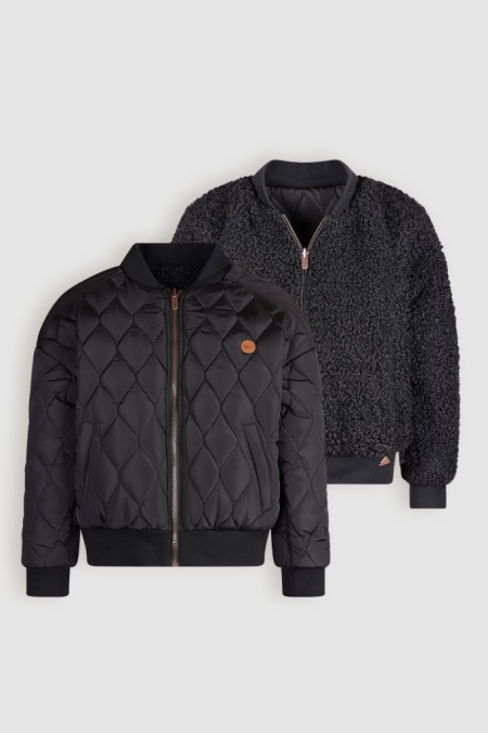 Nobell reversible winterjas Bombi jet black (Q407-3202-014)