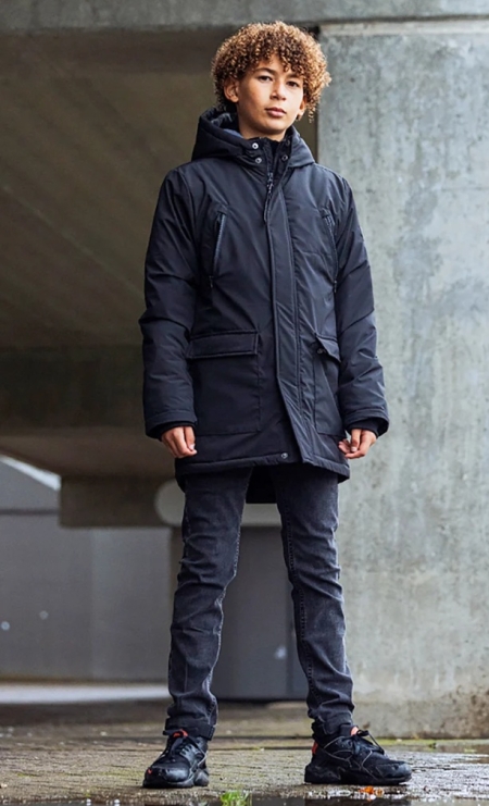 Tygo & Vito parka winterjas Bor black (X407-4203-099)