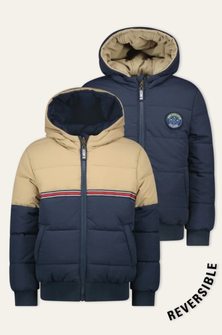B.Nosy reversible winterjas Joah navy (Y408-6210-151)
