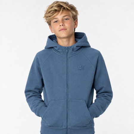 Cruyff Classic hooded vest dusty blue (CAJ243200-611)